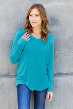Load image into Gallery viewer, Basic Bae Full Size V-Neck Long Sleeve Top
