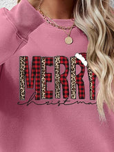 Load image into Gallery viewer, MERRY CHRISTMAS Round Neck Long Sleeve Sweatshirt
