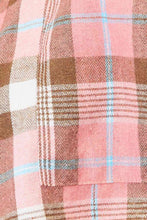 Load image into Gallery viewer, Double Take Plaid Collared Neck Long Sleeve Button-Up Shirt
