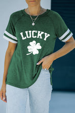 Load image into Gallery viewer, LUCKY Clover Graphic Tee Shirt
