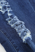 Load image into Gallery viewer, Mid-Rise Waist Distressed Skinny Jeans
