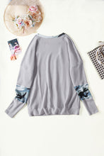 Load image into Gallery viewer, Camouflage Color Block Waffle Knit Pullover
