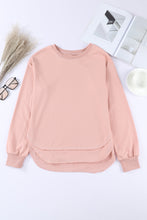 Load image into Gallery viewer, Side Slit Drop Shoulder Sweatshirt
