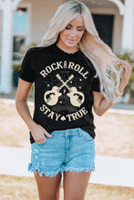 Load image into Gallery viewer, Graphic Round Neck Short Sleeve T-Shirt

