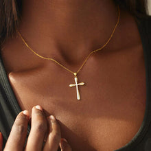 Load image into Gallery viewer, 925 Sterling Silver Cross Pendant Necklace
