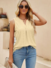 Load image into Gallery viewer, Eyelet Notched Tank
