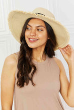 Load image into Gallery viewer, Fame Time For The Sun Straw Hat
