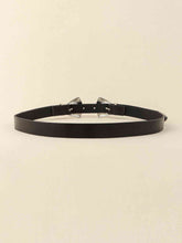 Load image into Gallery viewer, Double Buckle PU Leather Belt
