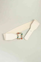 Load image into Gallery viewer, Multicolored Leaf Buckle Elastic Belt

