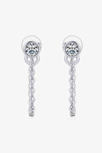 Load image into Gallery viewer, Inlaid Moissanite Chain Earrings
