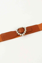 Load image into Gallery viewer, Pearl Heart Buckle Elastic Belt
