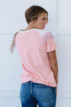 Load image into Gallery viewer, BiBi Saddle Up Fringe Detail Tee
