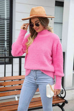 Load image into Gallery viewer, Turtle Neck Long Sleeve Pullover Sweater
