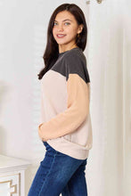 Load image into Gallery viewer, Double Take Color Block Dropped Shoulder T-Shirt
