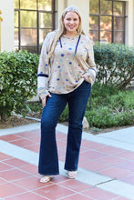 Load image into Gallery viewer, Celeste Design Full Size Polka Dot Drawstring Hoodie
