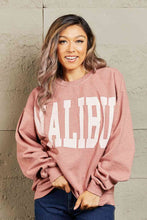 Load image into Gallery viewer, Sweet Claire &quot;Malibu&quot; Oversized Crewneck Sweatshirt
