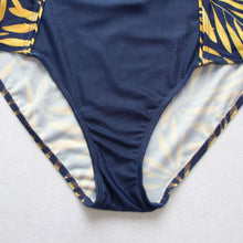 Load image into Gallery viewer, Zip-Up One-Piece Swimsuit, Pants, Sarong, and Swim Cap Set
