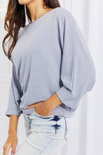 Load image into Gallery viewer, Andree by Unit Full Size Needless to Say Dolman Sleeve Top
