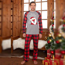 Load image into Gallery viewer, MERRY CHRISTMAS Graphic Top and Plaid Pants Set
