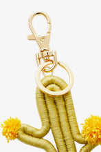 Load image into Gallery viewer, Cactus Keychain with Fringe
