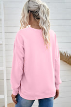 Load image into Gallery viewer, Drop Shoulder Ribbed Trim Sweatshirt
