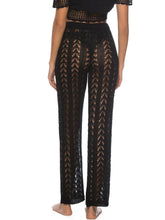 Load image into Gallery viewer, Cutout Drawstring High Waist Swim Pants
