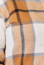 Load image into Gallery viewer, Double Take Plaid Print Dropped Shoulder Shirt
