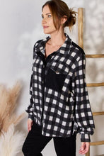 Load image into Gallery viewer, Hailey &amp; Co Full Size Plaid Button Up Jacket
