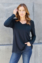 Load image into Gallery viewer, Basic Bae Full Size V-Neck Long Sleeve Top
