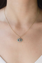 Load image into Gallery viewer, Evil Eye Pendant Gold Plated Chain Necklace
