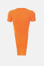 Load image into Gallery viewer, Graphic Notched Slit Tee
