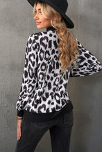 Load image into Gallery viewer, Leopard Zip-Up Bomber Jacket
