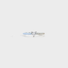 Load image into Gallery viewer, Heart Shape Inlaid Zircon Enamel Ring
