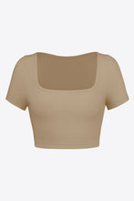 Load image into Gallery viewer, Square Neck Ribbed Crop Top
