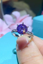 Load image into Gallery viewer, Nice To Meet You 2 Carat Moissanite 925 Sterling Silver Ring
