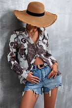 Load image into Gallery viewer, Printed Button Down Long Sleeve Shirt
