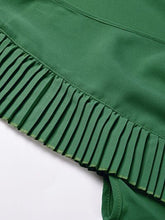 Load image into Gallery viewer, Tied Surplice Cap Sleeve Pleated Dress

