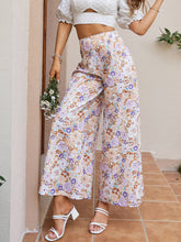 Load image into Gallery viewer, Floral High Waist Culottes
