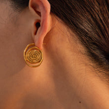 Load image into Gallery viewer, 18K Gold-Plated Hoop Earrings
