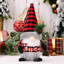 Load image into Gallery viewer, Plaid Pointed Hat Faceless Gnome
