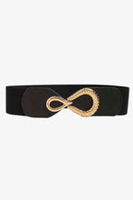 Load image into Gallery viewer, Ribbed Alloy Buckle Elastic Belt
