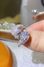 Load image into Gallery viewer, 2 Carat Moissanite Adjustable Animal Ring
