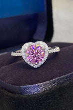 Load image into Gallery viewer, Lifelong Journey 1 Carat Moissanite Heart Ring

