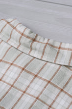 Load image into Gallery viewer, Plaid Contrast Button Front Shirt

