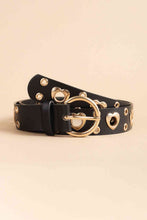 Load image into Gallery viewer, Heart Shape Alloy Detail PU Leather Belt
