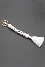 Load image into Gallery viewer, Assorted 2-Pack Mama Beaded Tassel Keychain
