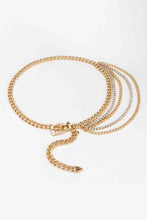 Load image into Gallery viewer, Rhinestone Decor Metal Chain Belt
