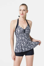 Load image into Gallery viewer, Paisley Halter Neck Two-Piece Swimsuit
