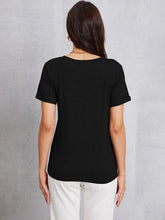 Load image into Gallery viewer, V-Neck Short Sleeve T-Shirt
