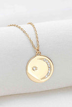 Load image into Gallery viewer, Moissanite Round Pendant Necklace

